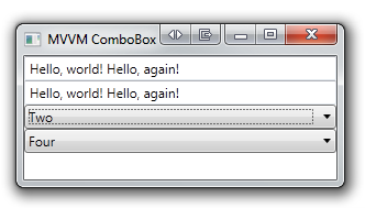 MVVM ComboBox unsynchronized