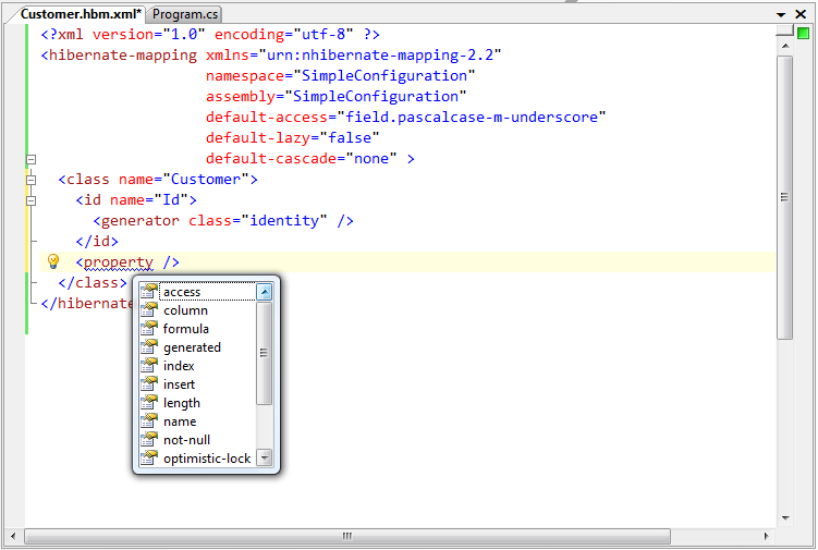 NHibernateIntellisense